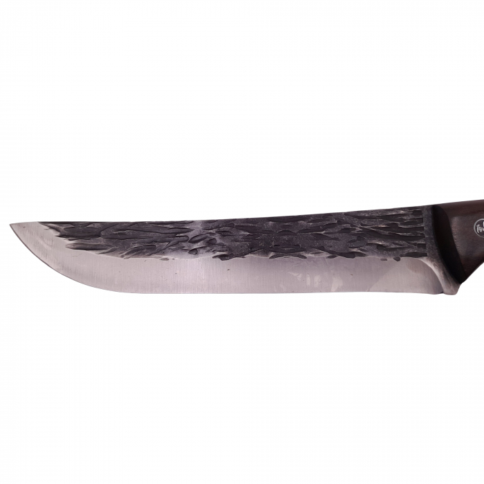 Cutit japonez IdeallStore®, lucrat manual, Hunter Pride, 30.5 cm, maro, teaca piele [5]