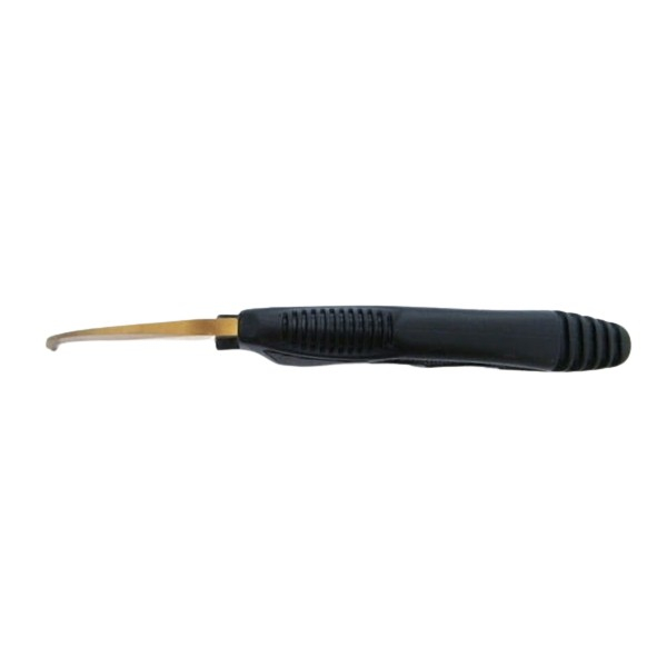 Cuțit Karambit de antrenament, model auriu, design pânză de păianjen, 18,5 cm [5]