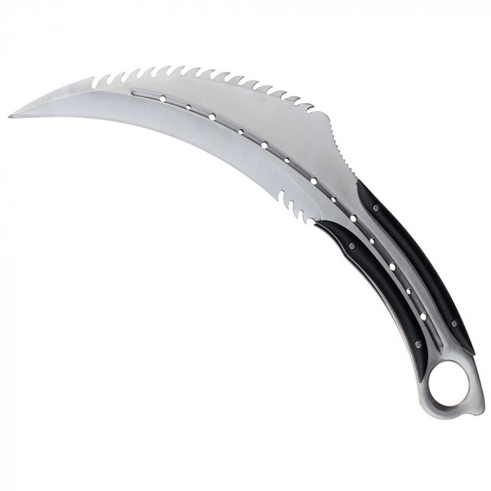 Cutit karambit IdeallStore®, Comando Specialist, otel inoxidabil, 33 cm, argintiu, teaca inclusa [3]