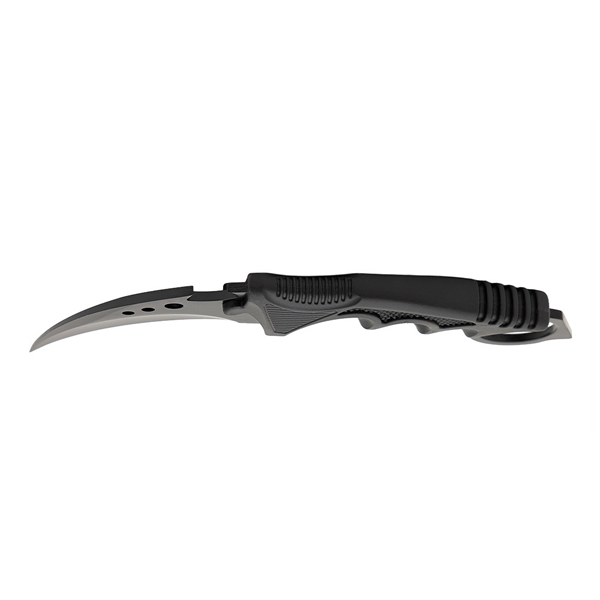 Set doua cutite karambit vanatoare DEPOX®, lamă fixă, oțel inoxidabil 420, negru, 19 cm [4]