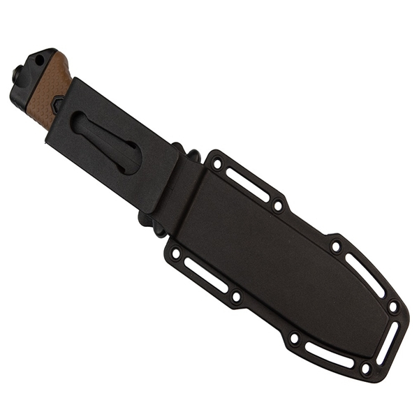 Cutit militar cu amnar si ascutitor , 27.5 cm  IdeallStore® , teaca multifunctionala [10]