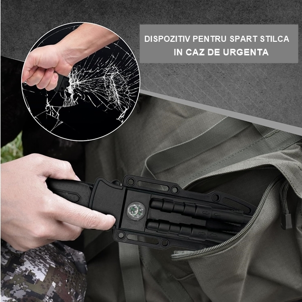 Cutit multifunctional supravietuire, IdeallStore®, 28 cm [6]