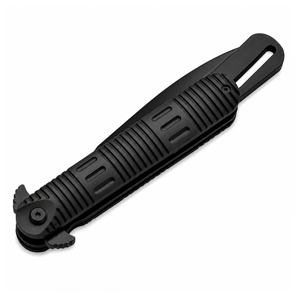 Cutit pliabil de vânătoare DEPOX®, mâner aluminiu, negru, 24.5 cm [4]