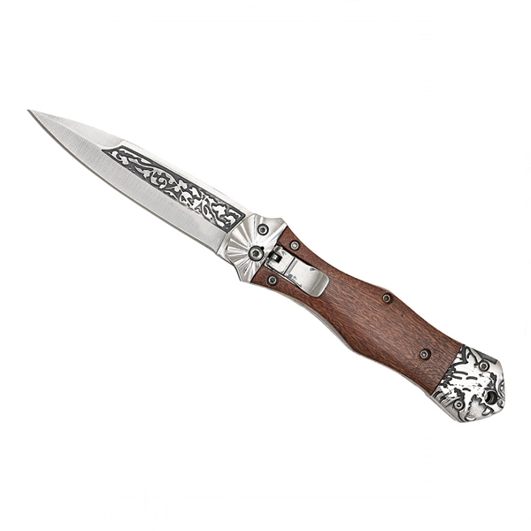 Cutit pliabil, Wood Knife, 21 cm, maro [4]