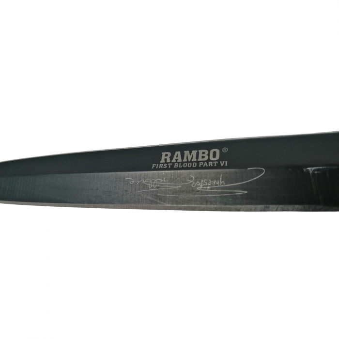 Cutit-Sting de vanatoare IdeallStore®, Rambo VI, Collector's Edition, negru, 30 cm [5]