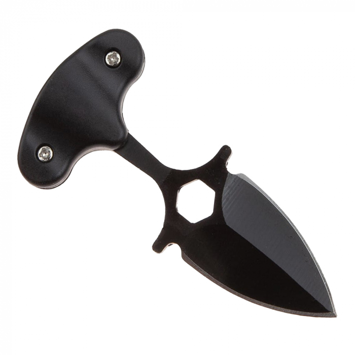 Cutit tactic de camping IdeallStore®, Death Valley, 8 cm, negru, teaca inclusa [3]