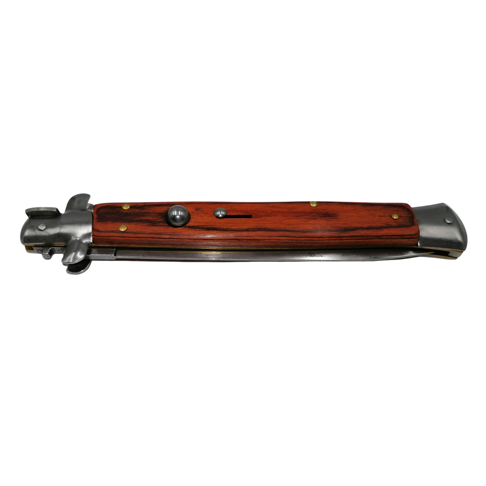 Briceag automat, Italian Blade, model stiletto, otel inoxidabil, 33 cm, maro [5]