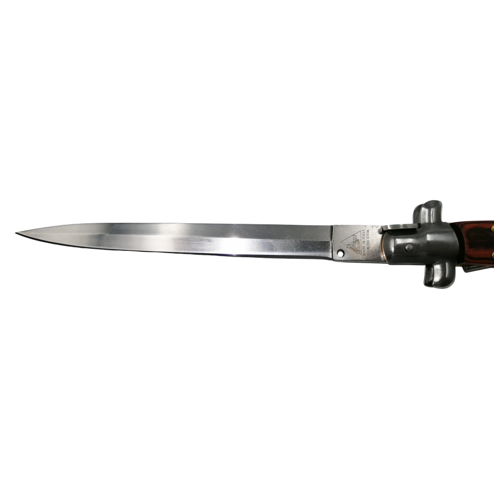 Briceag automat, Italian Blade, model stiletto, otel inoxidabil, 33 cm, maro [4]