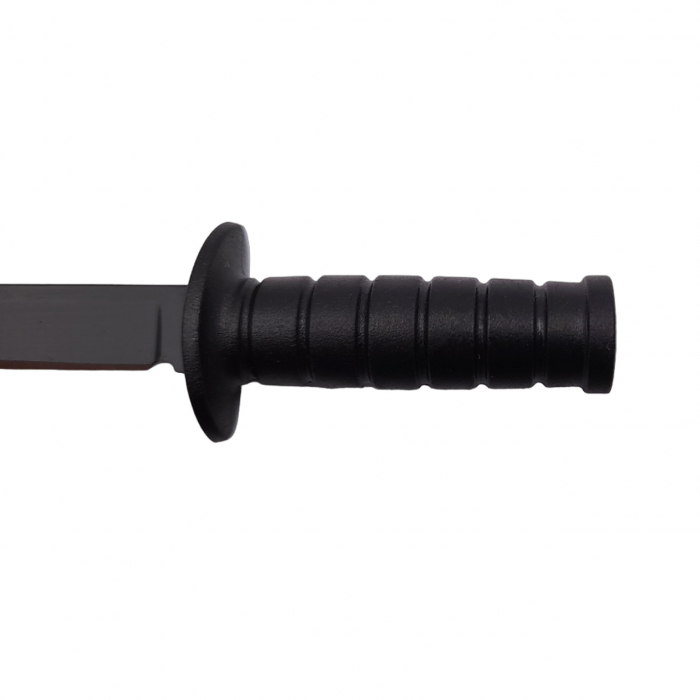 Cutit tactic de vanatoare IdeallStore®, Military Convoy, 10 cm, teaca cu lant inclusa, negru [6]