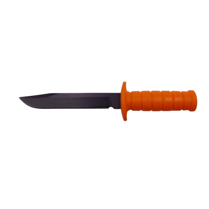Cutit tactic de vanatoare IdeallStore®, Military Convoy, 10 cm, teaca cu lant inclusa, portocaliu [3]