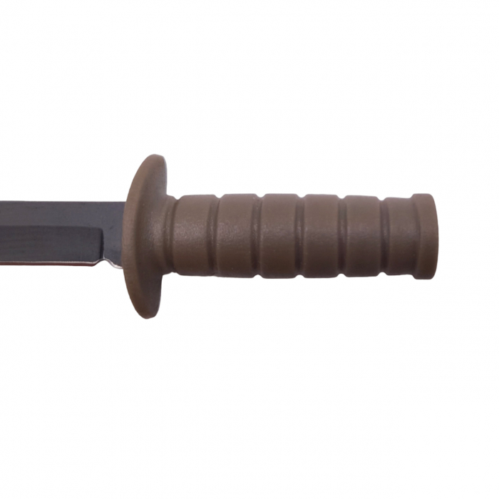 Cutit tactic de vanatoare IdeallStore®, Military Convoy, 10 cm, teaca cu lant inclusa, maro [5]
