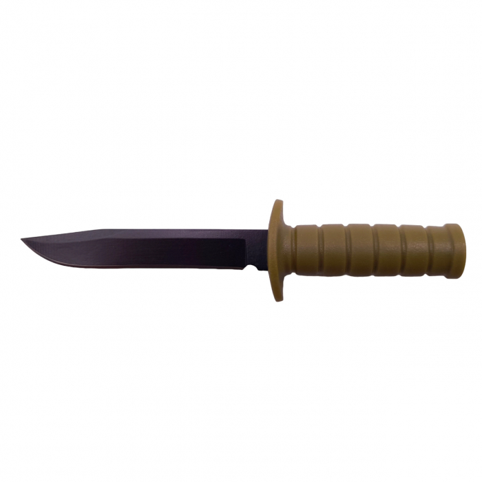 Cutit tactic de vanatoare IdeallStore®, Military Convoy, 10 cm, teaca cu lant inclusa, kaki [3]