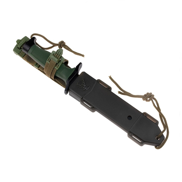 Cutit tactic, IdeallStore®, Military Rambo, 30.7 cm, Verde [2]