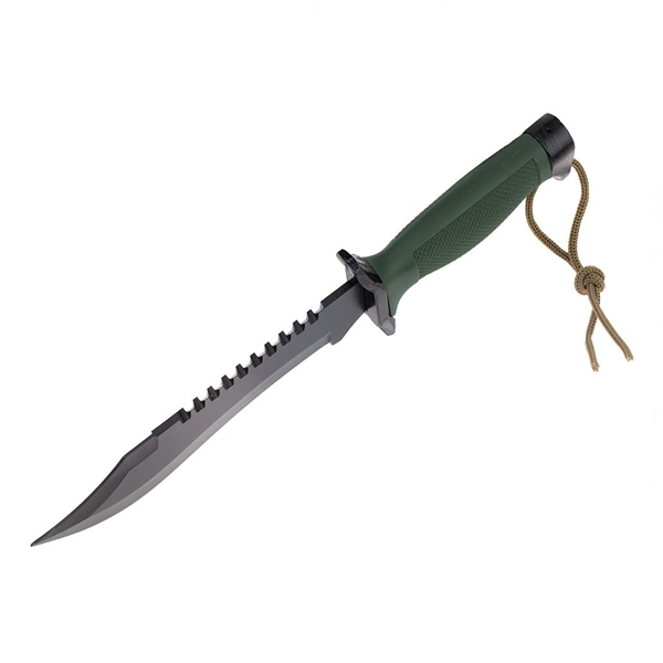 Cutit tactic, IdeallStore®, Military Rambo, 30.7 cm, Verde [6]