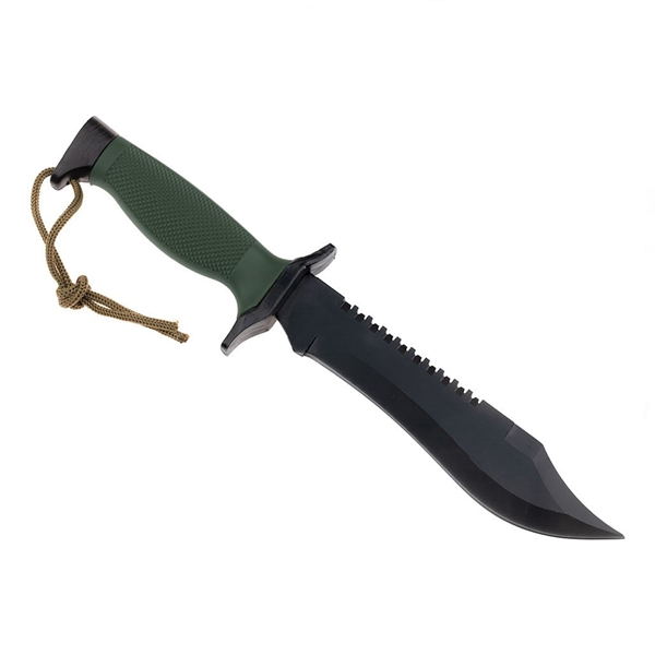 Cutit tactic, IdeallStore®, Military Rambo, 30.7 cm, Verde [4]