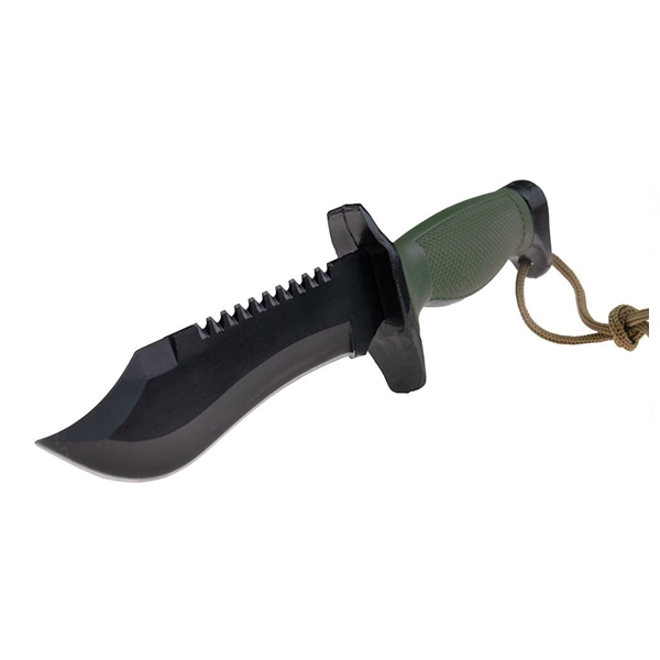 Cutit tactic, IdeallStore®, Military Rambo, 30.7 cm, Verde [7]