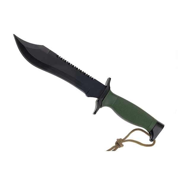 Cutit tactic, IdeallStore®, Military Rambo, 30.7 cm, Verde [10]