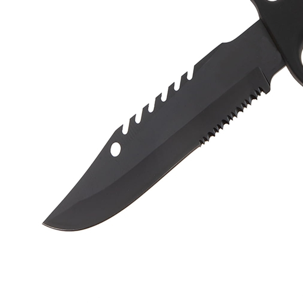 Cutit tactic, IdeallStore®, Ultimate Survival, 29 cm, Negru [6]