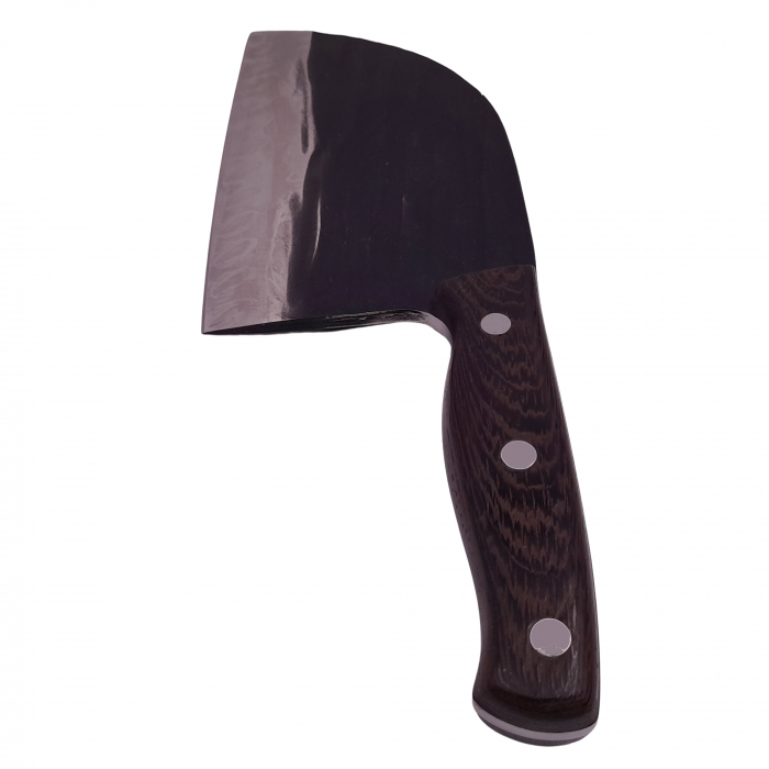 Cutit tip satar IdeallStore®, lucrat manual, Wave Blade, 30 cm, otel inoxidabil, 680 g, negru [5]