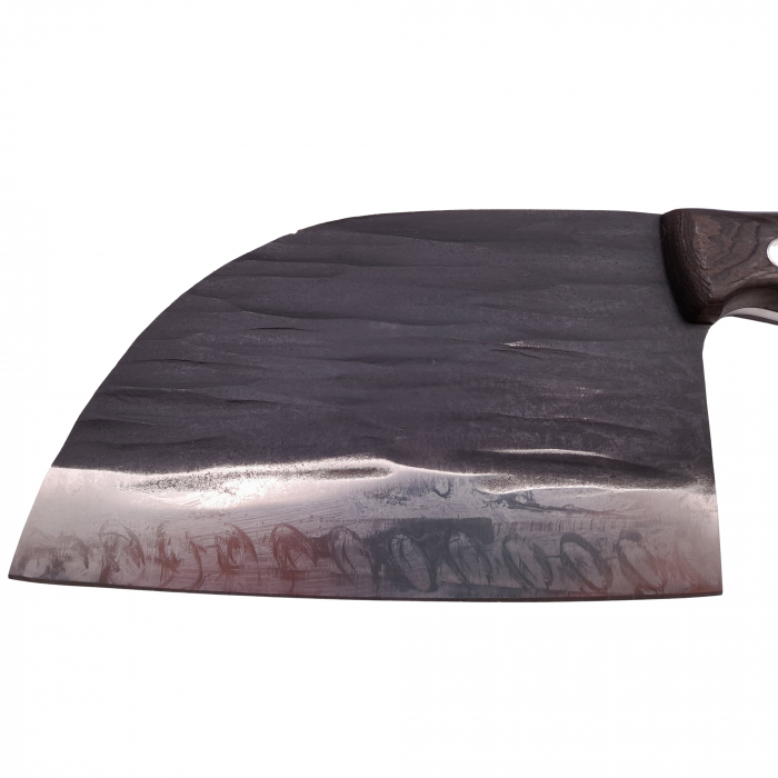 Cutitul bucatarului IdeallStore®, lucrat manual, Chef Helper, 29.5 cm, otel inoxidabil, 680 g, negru [4]