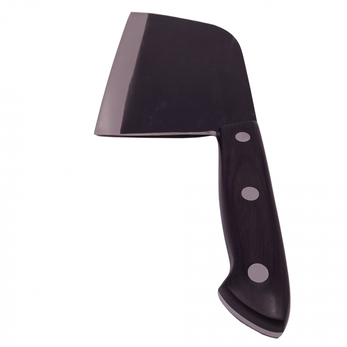 Cutitul bucatarului IdeallStore®, lucrat manual, Chef Selection, 29 cm, 480 g, otel inoxidabil, negru [5]