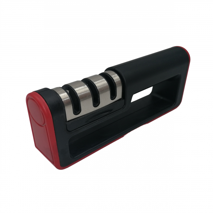 Dispozitiv de ascutit cutite si satare, 3 moduri, plastic, negru [2]