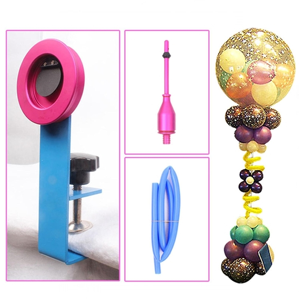 Dispozitiv umplere baloane jumbo, IdeallStore®, compact, albastru [4]