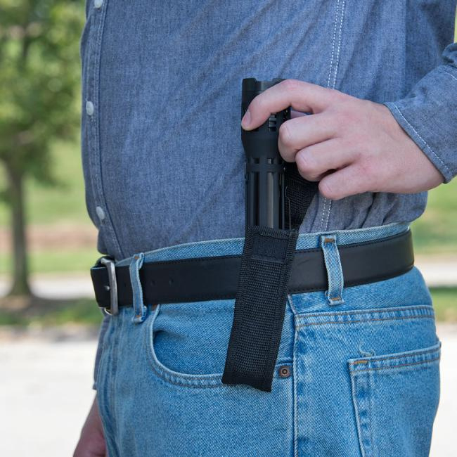 Electrosoc autoaparare cu lanterna IdeallStore®, Saber Power, 5000 KW, negru, aluminiu, husa inclusa [5]