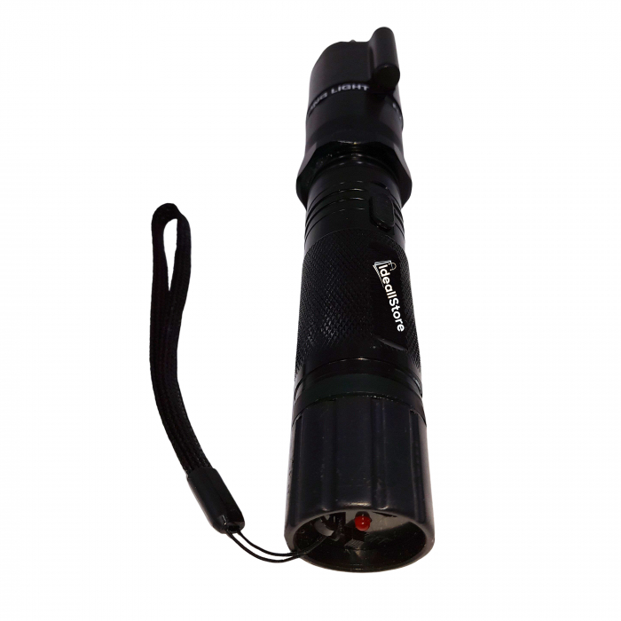 Electrosoc autoaparare cu laser IdeallStore®, Defence Master, lanterna, 12.000.000 V, negru [4]