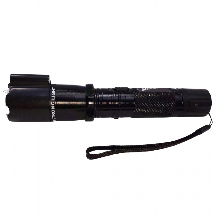 Electrosoc autoaparare cu laser IdeallStore®, Defence Master, lanterna, 12.000.000 V, negru [2]