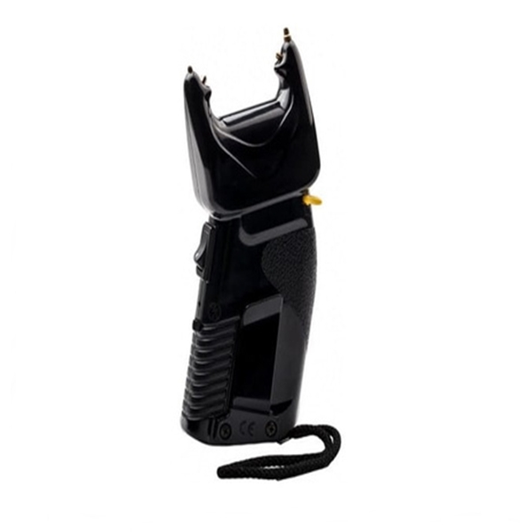Electrosoc cu spray lacrimogen 2 in 1, IdeallStore®, 200.000 V, Negru [2]