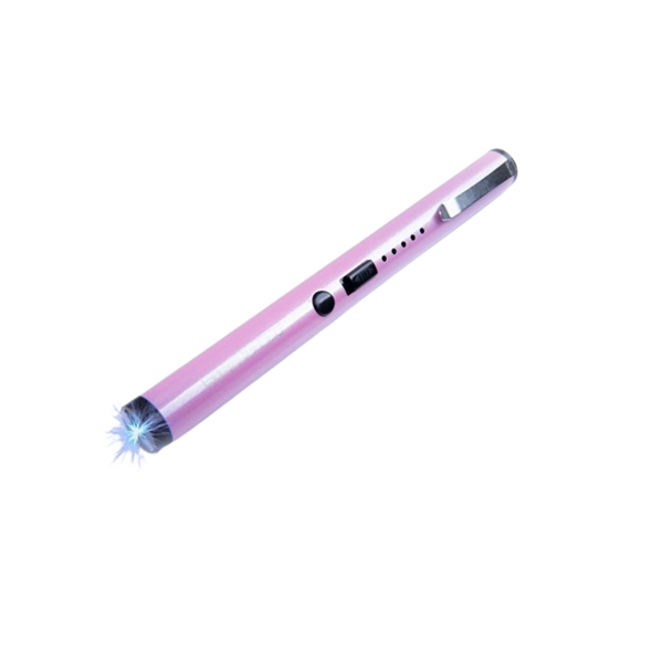 Electrosoc tip stilou Muria, incarcare USB, cu 100kV, roz [6]