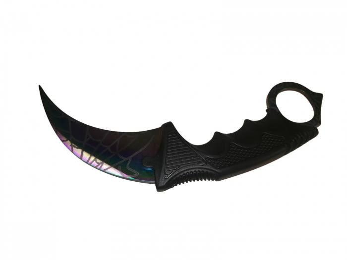 Cutit karambit de vanatoare IdeallStore®, Rainbow Web, 18.5 cm, multicolor [4]