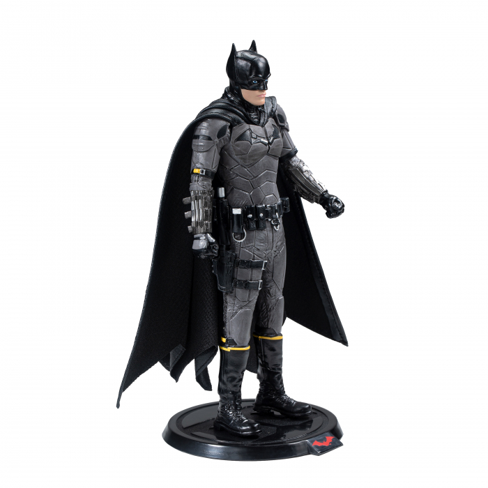 Figurina articulata de colectie Batman, Dark Vengeance, 18 cm, gri, stativ inclus [3]