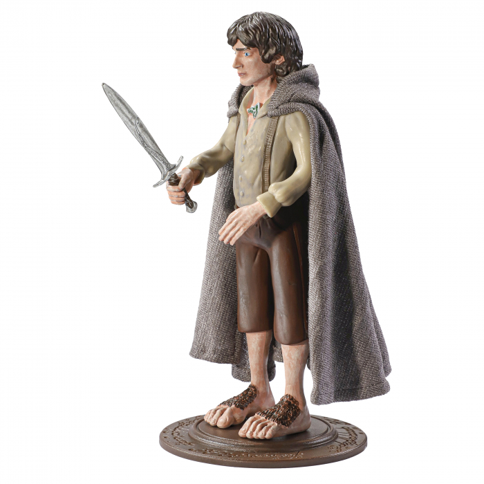 Figurina articulata Frodo IdeallStore®, Ring Bearer, editie de colectie, 18 cm, stativ inclus [3]
