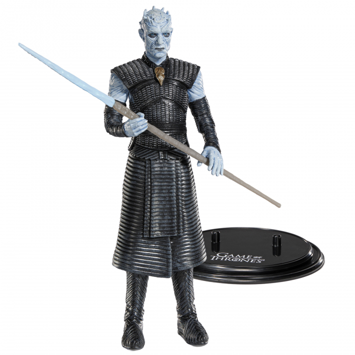 Figurina articulata Game of Thrones IdeallStore®, Night King, editie de colectie, 19 cm, stativ inclus [2]