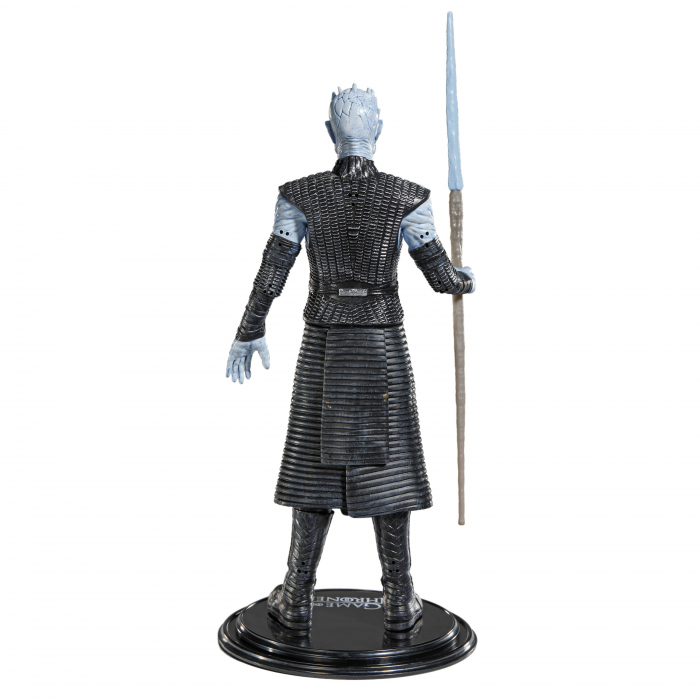 Figurina articulata Game of Thrones IdeallStore®, Night King, editie de colectie, 19 cm, stativ inclus [5]