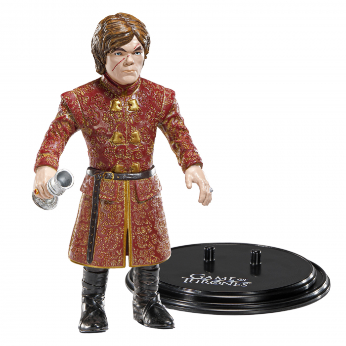 Figurina articulata Game of Thrones IdeallStore®, Tyrion Lannister, editie de colectie, 14.5 cm, stativ inclus [2]