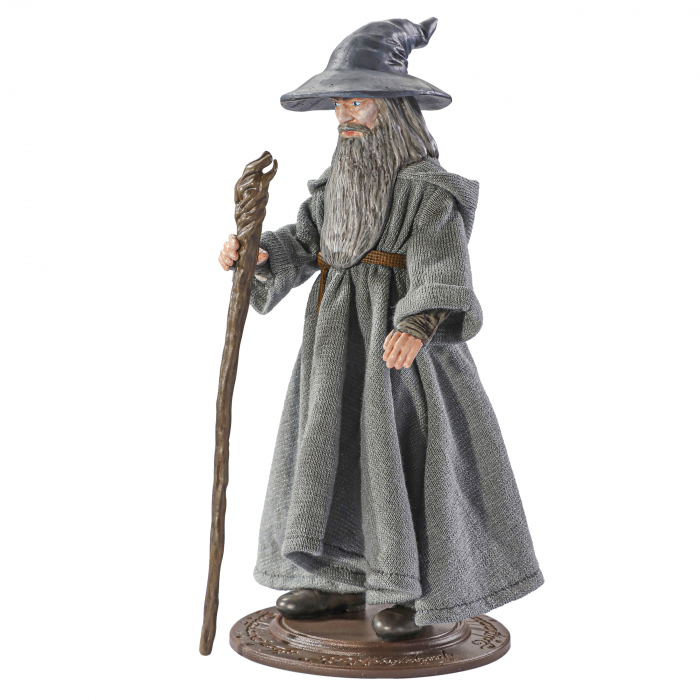 Figurina articulata Gandalf IdeallStore®, Grey Mithrandir, editie de colectie, 18 cm, stativ inclus [3]