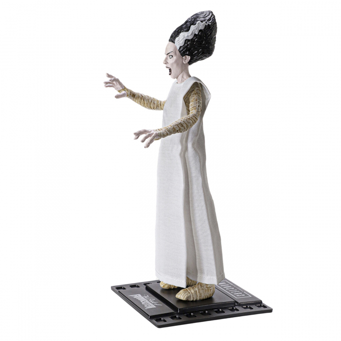 Figurina articulata IdeallStore®, Bride of Frankenstein, editie de colectie, 17 cm, stativ inclus [3]