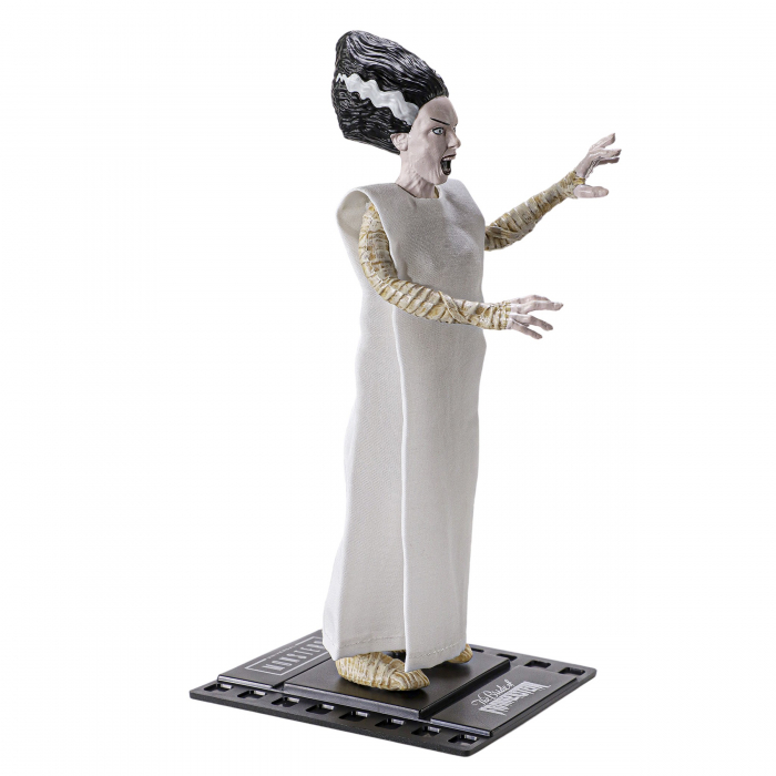 Figurina articulata IdeallStore®, Bride of Frankenstein, editie de colectie, 17 cm, stativ inclus [4]