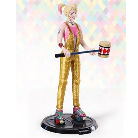Figurina articulata IdeallStore®, Harley Quinn, editie de colectie, 18.5 cm, stativ inclus [5]