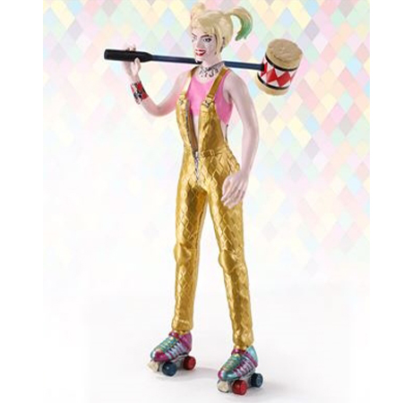 Figurina articulata IdeallStore®, Harley Quinn, editie de colectie, 18.5 cm, stativ inclus [3]