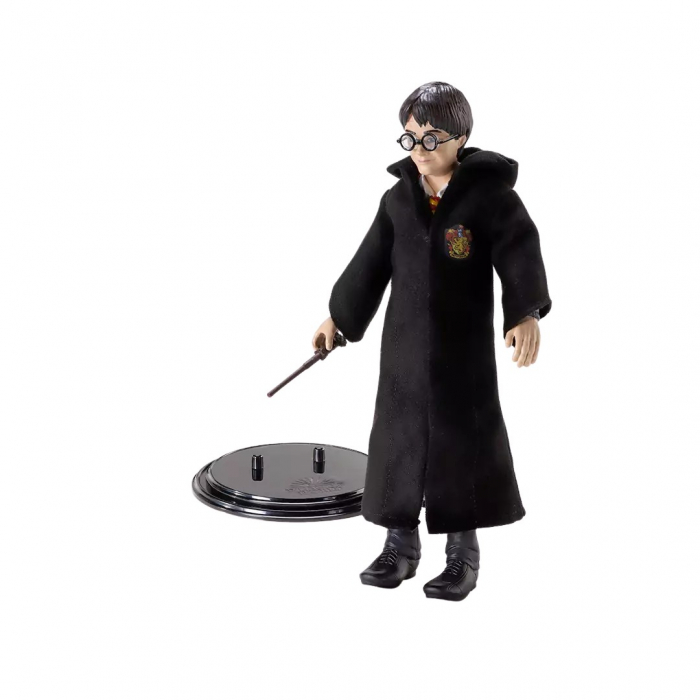 Figurina articulata IdeallStore®, Harry Potter, editie de colectie, 18 cm, stativ inclus [2]