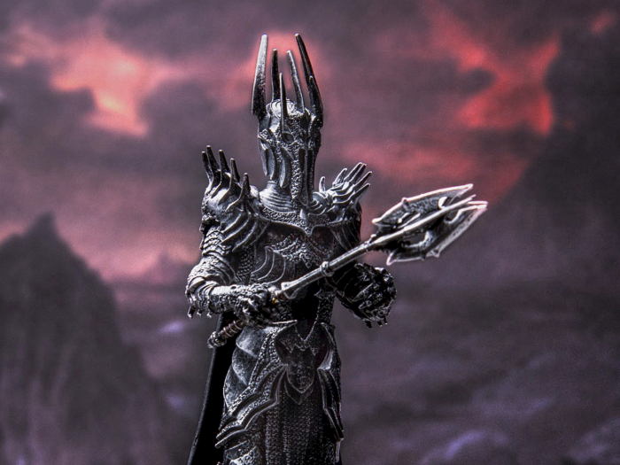 Figurina articulata IdeallStore®, Lord Sauron, editie de colectie, 18.5 cm, stativ inclus [8]