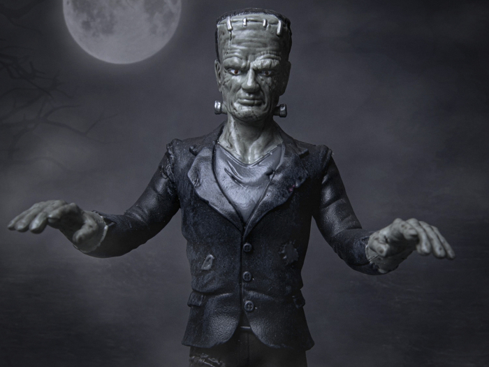 Figurina articulata IdeallStore®, Spectacular Frankenstein, editie de colectie, 17 cm, stativ inclus [7]