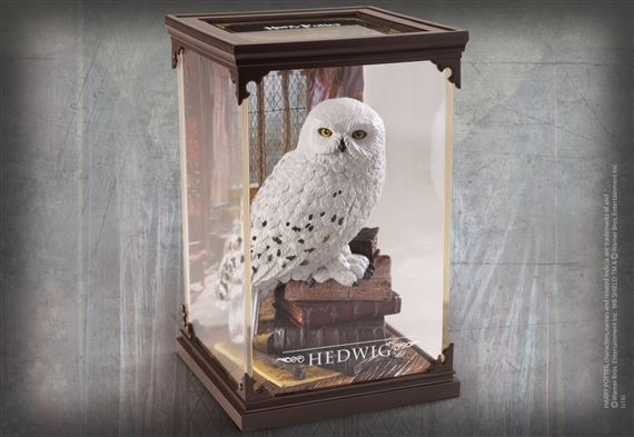 Figurina de colectie IdeallStore®, Amazing Hedwig, 16 cm, suport sticla inclus [4]