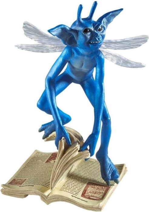 Figurina de colectie IdeallStore®, Cornish Pixie, seria Harry Potter, 17 cm, suport sticla inclus [2]