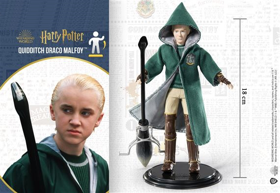 Figurina Draco Malfoy articulata IdeallStore®, Quidditch Seeker, editie de colectie, 18 cm, stativ inclus [4]