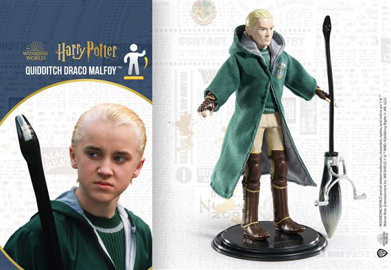 Figurina Draco Malfoy articulata IdeallStore®, Quidditch Seeker, editie de colectie, 18 cm, stativ inclus [5]